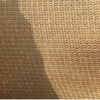 Sand color round wire and flat wire shade net 300g