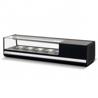 1.3meters table top refrigerated sushi showcase sushi display cabinet sushi display refrigerator