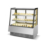 1200mm commercial display cake refrigerator showcase showcase chiller glass