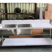 Factory Manufacture Stainless Steel Sinks/Commercial Kitchen Equipment Stainless Steel Sinks