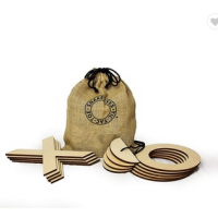 Wooden Tic Tac Toe Garden Game