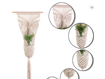 indoor decoration balconi ceram plant hanger for wholesale