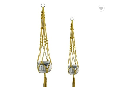 High quality Indoor macrame plant pot plant hangers