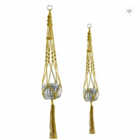 High quality Indoor macrame plant pot plant hangers