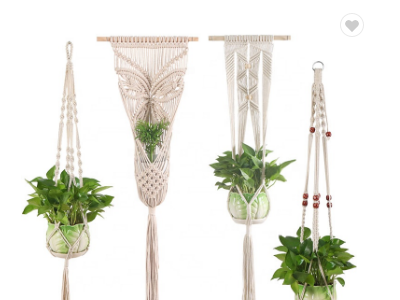 China Wholesale Cheap Price Home Decoration Handmade Macrame Plant Hanger