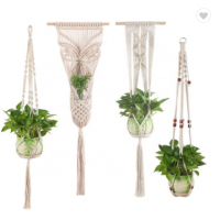 China Wholesale Cheap Price Home Decoration Handmade Macrame Plant Hanger