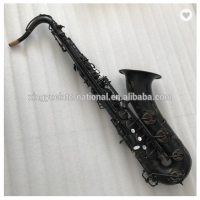 black vintage surface gold-copper material Taiwan saxophone