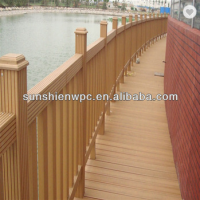 WPC outdoor riverside/seaside fence/railing,ISO,SGS,CE