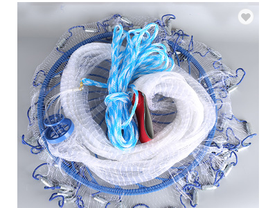 Frisbee Series Nylon Netting Big Size American style drawstring Cast Net