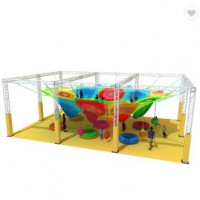 Colorful Climbing Rope Netting Soft Play Honeycomb Maze Net for Kids
