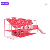 New Design Indoor Play ground Equipment for Kids soft Play by handmade rope nets