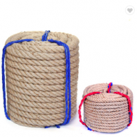 Natural hanging tag jute, fine and coarse manufacturer 1mm-80mm package tug-of-war rope retro