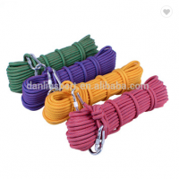 Colorful Dynamic Gym Nylon Climbing Rope Climbing Safety Rope Leash