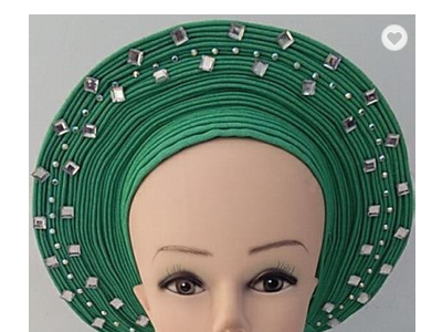 2019 African Nigerian Traditional marriage Dress Ready to Wear Auto Gele