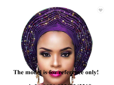 2019 new coming hot sales head tie auto gele