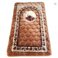wholesale mosque soft thick quilted prayer rug muslim
