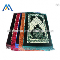 Chinese original supplier high quality embossed thick customized mosque prayer mat for sale
