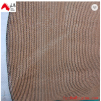 Sand color 160 gsm 2x50m Hdpe UV cheap price factory Greenhouse Shade sail net and cloth