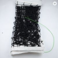 new designed and hot sale PE knitted tennis net mini tennis nets portable tennis nets