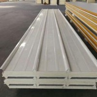 PU/PIR sandwich roof panel with anti-corrosion aluminium paper back side