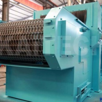 Industrial Cleaning Machine Mesh belt pass-through type shot blasting machine