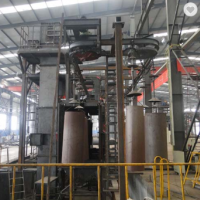 Industry catenary type shot blasting machine for cleaning Liquefied tank