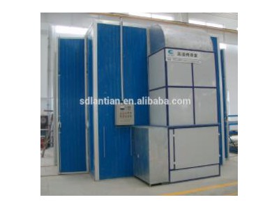 Electrostatic gas fired powder paint cure oven