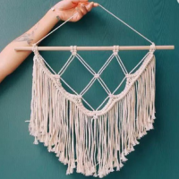 Wall hangings Wall tapestry hand-woven cotton rope wall