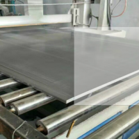 Fine anti-fire rigid PVC gray board with 3mm 5mm 8mm