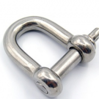 Stainless steel 316 12mm D shackle