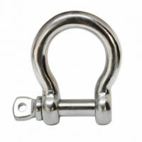 Stainless Steel Bow Shackle for Shade Structure Installation