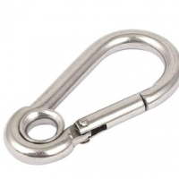 Stainless steel 304 snap hook with eyelet DIN5299 From A