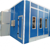 Gas heating car spray booth paint booth for sale