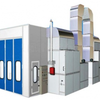 Customized size paint booth spray booth with infrared lamps