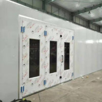 Big size furniture paint booth spray booth for painting and baking