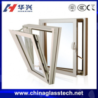 New style thermal-break powder coated frameless folding glass window