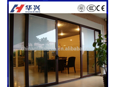 CE/ISO restaurant aluminum profile exterior glass doors