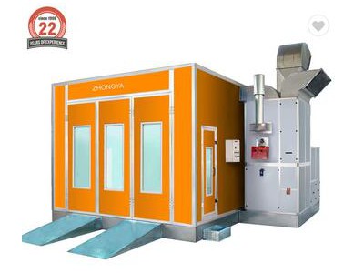 electric heating automotive paint baking oven powder coating mobile spray booth for sale