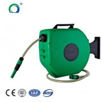 High pressure hose reel retractable drum