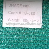 Black color tape style HDPE greenhouse sun shade net