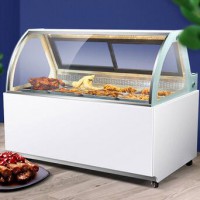 Top rated cooked food display fridge for sale