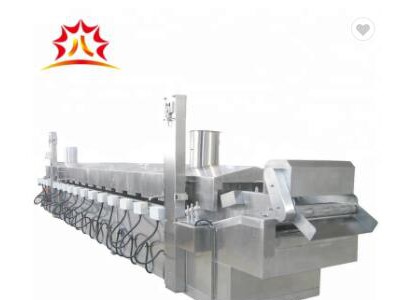 Meat continuous deep frying machine for KFC Mcdonald