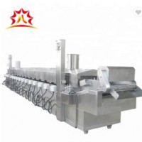 Meat continuous deep frying machine for KFC Mcdonald