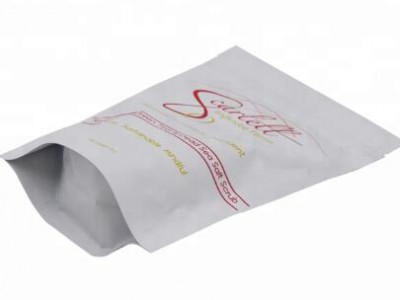 China Suppliers Custom Plastic Scrub Packaging Zipper Stand Up Pouch