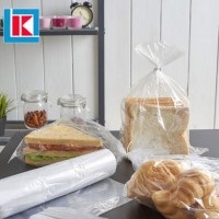 wholesale hdpe ldpe transparent food bag clear roll perforated bread bag