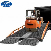 CE approved 10T loading capacity mobile container load dock ramps