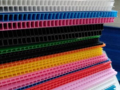 colourful Corrugated Plastic Cardboard Sheets