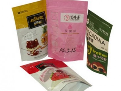 food grade packing plastic bag snack bag zipper plastic package bag