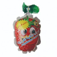 100ml fruit shape juice drinking pouches beverage liquid formed bag for kid food pouch