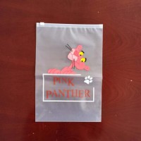 Custom printed plastic garment zipper bag